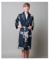Men&#39;s Silk Satin Gown Robe