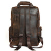 Men&#39;s Laptop Leather Backpack