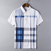 Men&#39;s Plaid Polo Shirt