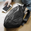 Men&#39;s Casual Leather Chest Bag