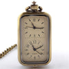 Double Time Design Pocket Watch