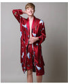 Men&#39;s Silk Satin Gown Robe
