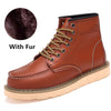Retro Outdoor Velvet Leather Boots