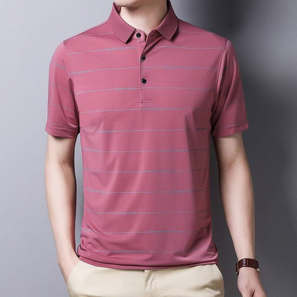 Men's Polo Striped Shirt - VICOZI
