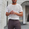 Men&#39;s Mesh Streetwear Shirt