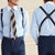 Adjustable X-Back Men's Suspenders with Shirt Clips3