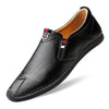 Leather Men&#39;s Flat Loafers