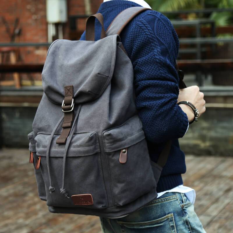W/ USB Charging Laptop Backpack