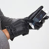 Men&#39;s Leather PU Black Gloves