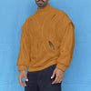 Men&#39;s Turtleneck Irregular Pullovers