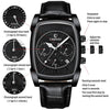 Casual Rectangle Big Dial Chronograph Watch3