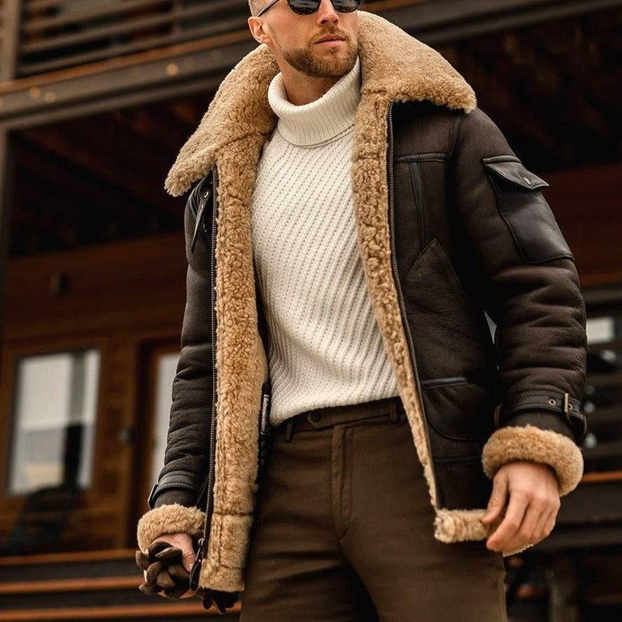 Men's Fur Thickened Jacket