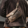Casual leather messenger satchel bag2