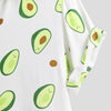 Avocado Print Hawaiian Shirt