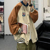 Men&#39;s loose casual jacket in streetwear style with oversized zip hoodie3