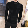 Casual Slim Fit Turtleneck Shirt for stylish everyday wear0