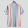 Rainbow Pastel Hawaiian Shirt