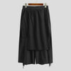 Black Loose Wide Skirt Pants