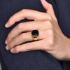 Black Punk Signet Ring