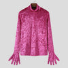 Turtleneck Long Sleeve Shirt (With Gloves)