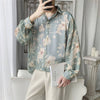 Men&#39;s Floral Long Sleeve Shirt