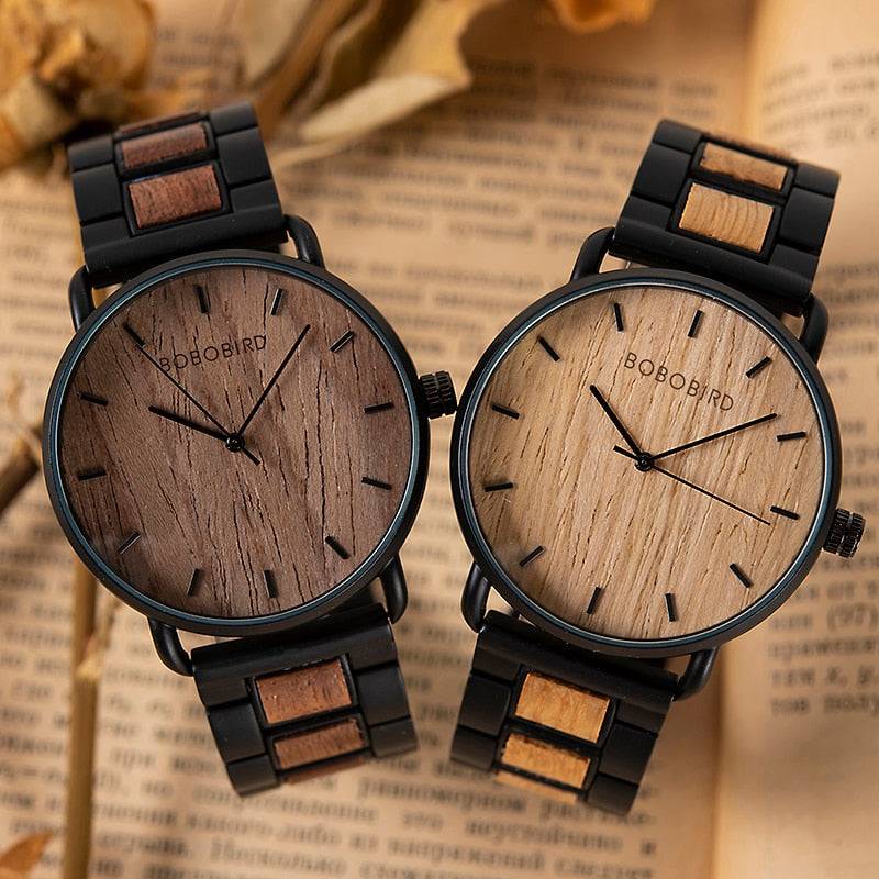 Men's Minimalist Wood Watch