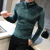 Casual Slim Fit Turtleneck Shirt for stylish everyday wear3