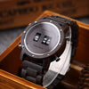 Men&#39;s Wooden Digital Quartz Watch
