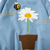 Daisy Bee Design Baseball Jacket