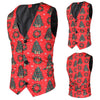 Men&#39;s Christmas Print Suit Vests