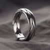 Retro Silver Open Tritium Ring