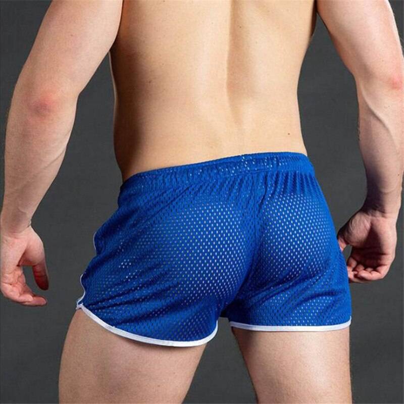 Breathable mesh fitness shorts for active wear5
