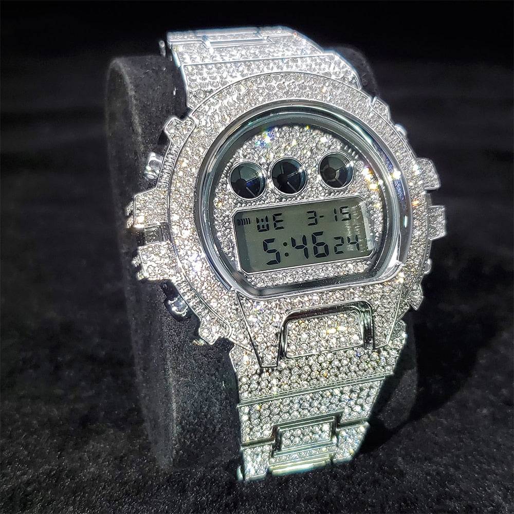 Luxury Sparkling Men's Wristwatch