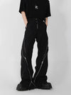 Fashion Double Zippers Pants