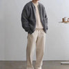 Men&#39;s Knitted Zip Up Coat