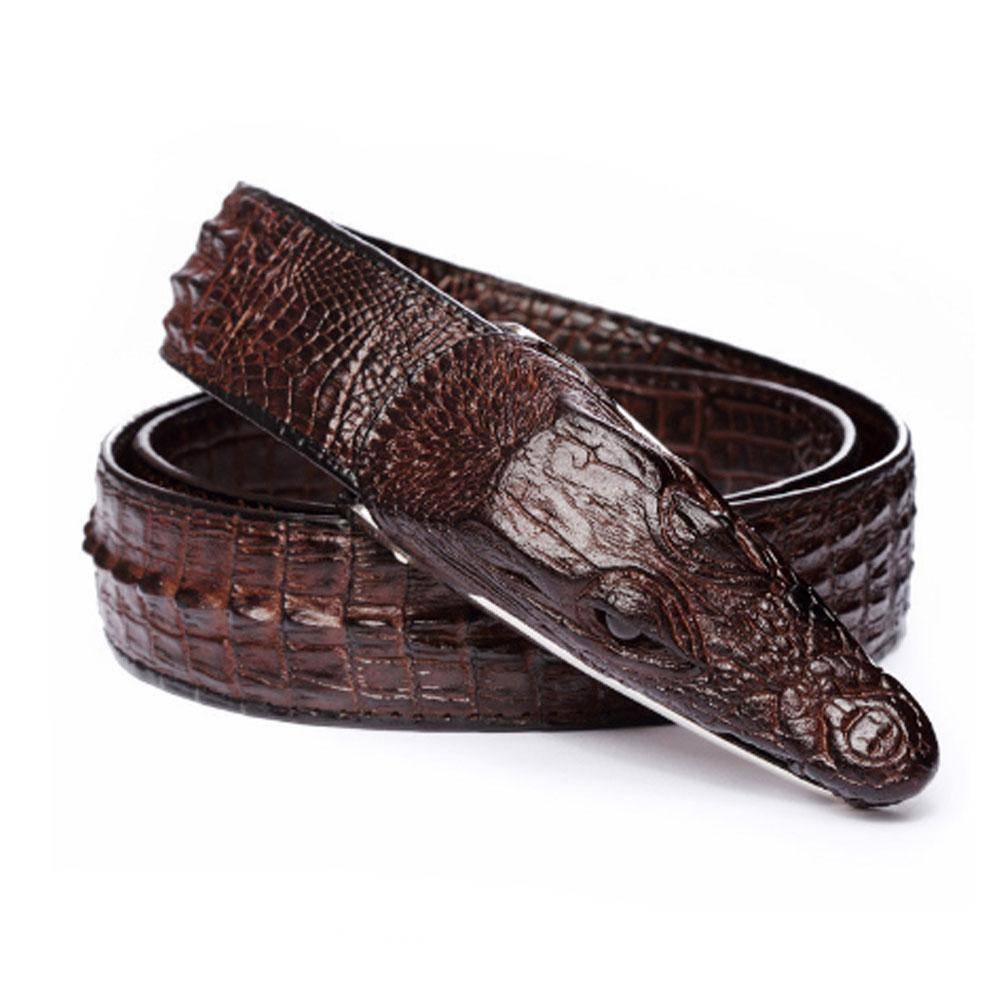 Men's Crocodile Design Belt