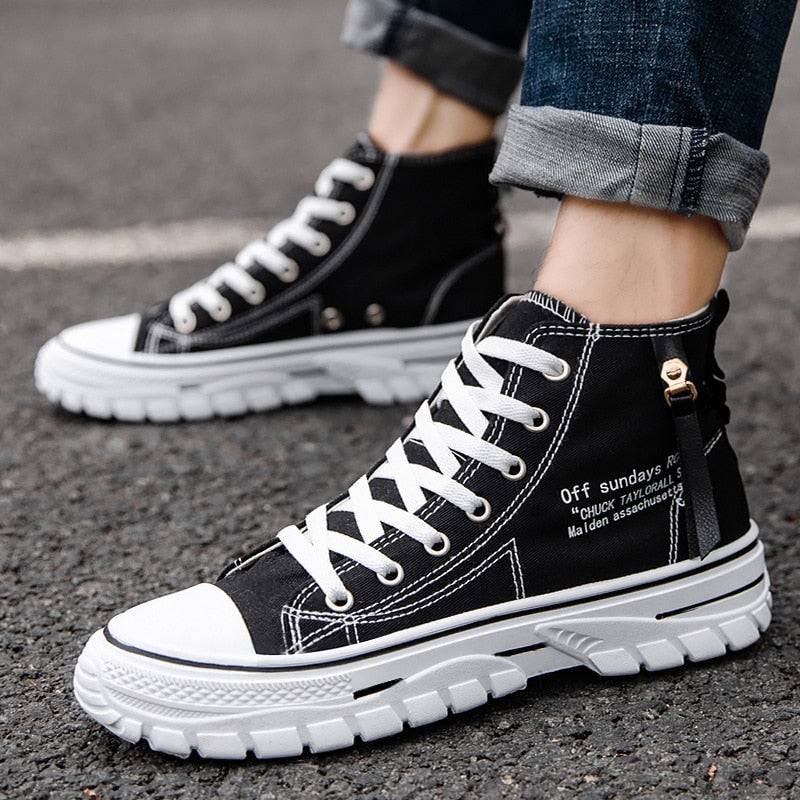 High Top Casual Canvas Sneakers