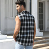 Casual Plaid Sleeveless Shirt for everyday wear6