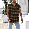 Casual Plaid Sleeveless Shirt for everyday wear8