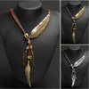 Women Feather Jewelry Necklace