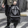 Leather Design Black Backpack