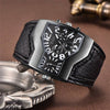 Casual Oulm Leather Wristwatch
