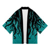 Loose Kimono Octopus Print Shirts