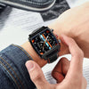 Men&#39;s Leather Strap Square Watch