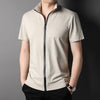 Men&#39;s Zipper Polo Shirt