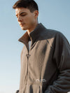 Men&#39;s oversized outer fleece jacket in streetwear style0
