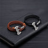 Hatchet Multi-Layer Leather Bracelet