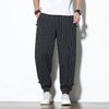 Men&#39;s Striped Linen Pants