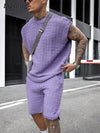 Knitted Vest &amp; Shorts Set