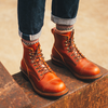 Vintage Cowhide Leather Boots